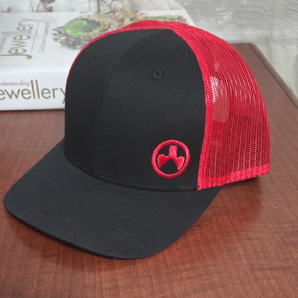 Magpul Black and Red Trucker Cap